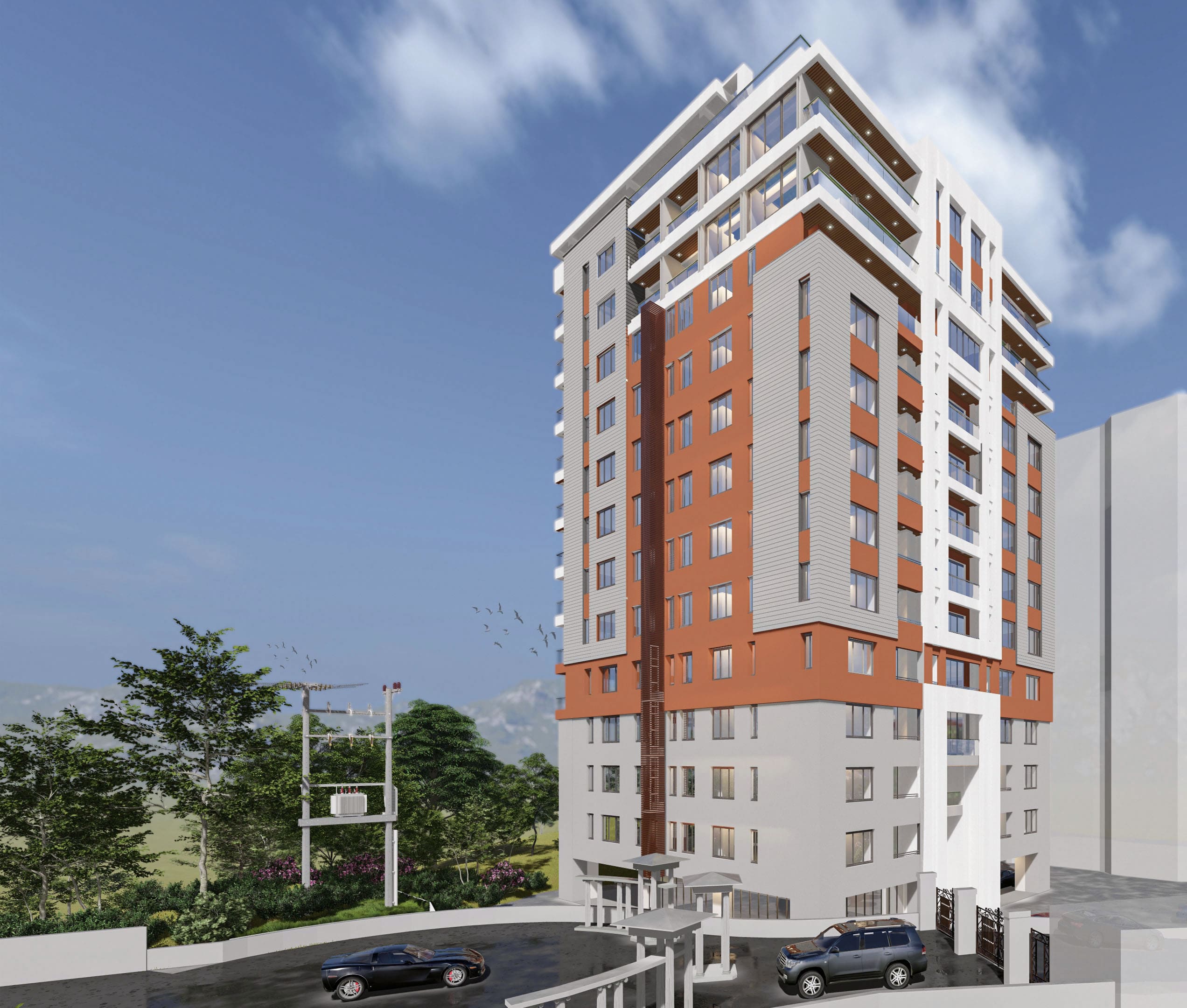 Gajur Height home interior and residential design